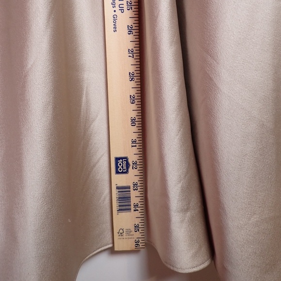 Lauren Ralph Lauren Champagne Faux Wrap Dress Sleeveless Satin size 10 - Picture 13 of 16